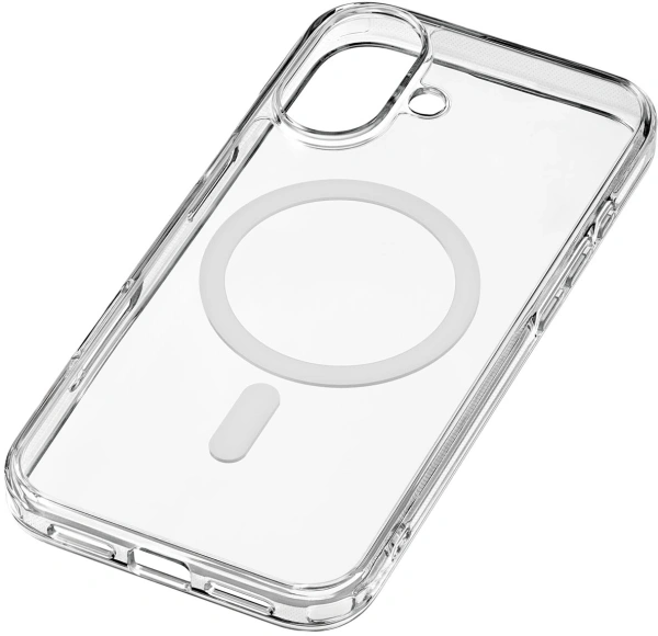 Чехол (клип-кейс) uBear для Apple iPhone 16 Real with MagSafe прозрачный (CS395TT61RL-I24M)