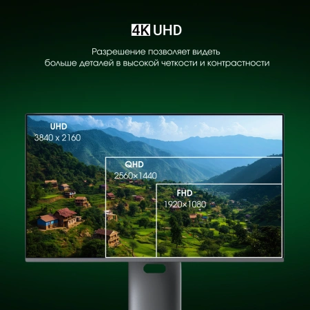 Монитор Digma Pro 31.5" Vision L серебристый QD OLED LED 1ms 16:9 HDMI матовая HAS Piv 1000cd 178гр/178гр 3840x2160 240Hz G-Sync FreeSync DP 4K USB 5.7кг