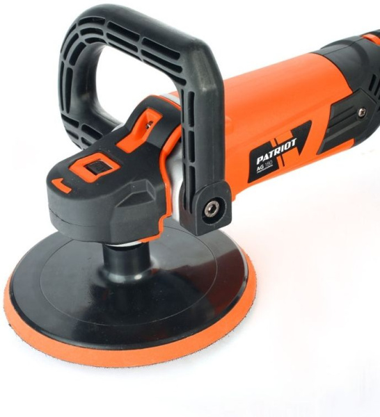 Полировальная машина Patriot AG 180 1200Вт 3600об/мин рез.шпин.:M14 d=180мм