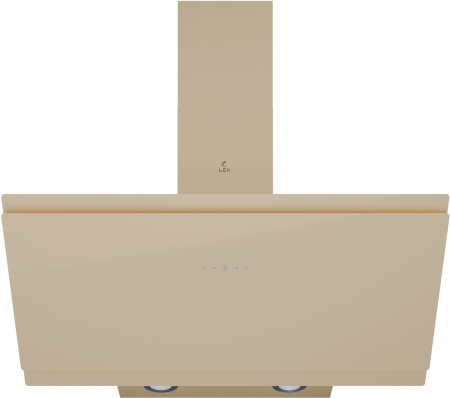 Вытяжка каминная Lex Furia 900 cлоновая кость управление: сенсорное