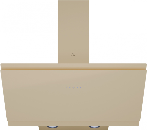 Вытяжка каминная Lex Furia 900 cлоновая кость управление: сенсорное