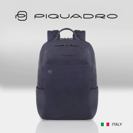 Рюкзак унисекс Piquadro Black Square CA3214B3/BLU4 синий кожа