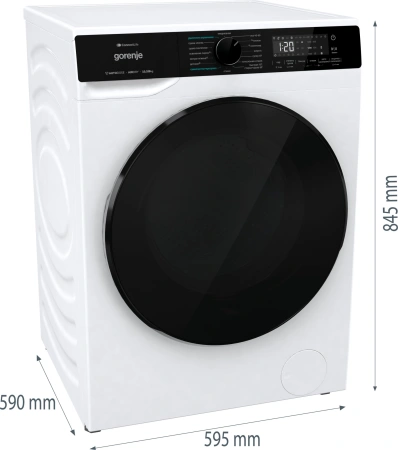 Стиральная машина Gorenje WD2PA1X64ADAAW/C класс: A++ загр.фронтальная макс.:10.5кг белый инвертер