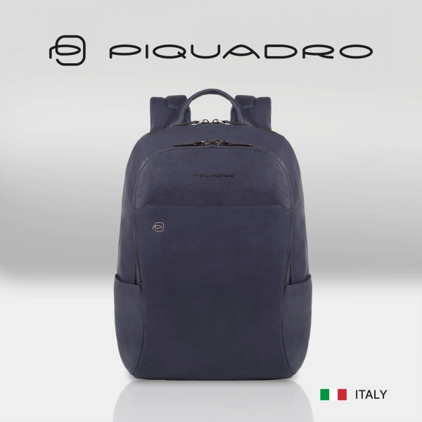 Рюкзак унисекс Piquadro Black Square CA3214B3/BLU4 синий кожа