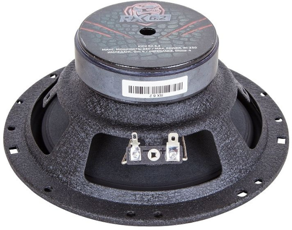 Колонки автомобильные Kicx RX 6.2 250Вт 92дБ 4Ом 16см (6.5дюйм) (ком.:2кол.) компонентные двухполосные