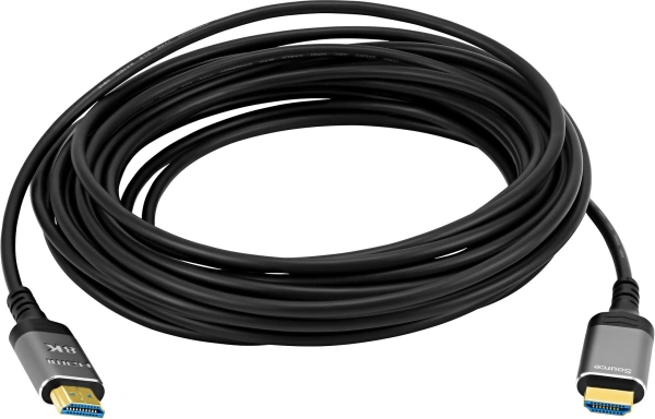 Кабель аудио-видео Digma HDMI 2.1 AOC HDMI (m)/HDMI (m) 10м. позолоч.конт. черный (HDMI-AOC2.1-10)