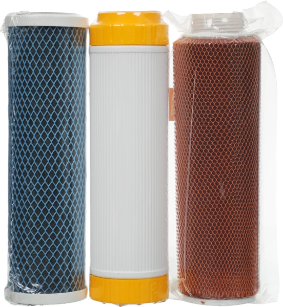 Комплект картриджей Гейзер 8 для проточных фильтров (упак.:3шт)