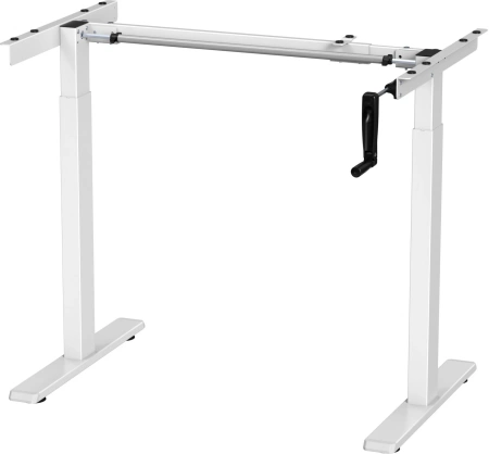 Подстолье Cactus CS-MDF-WT белый черный каркас белый 133x118x60см
