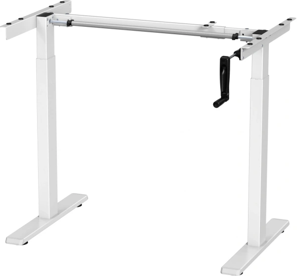 Подстолье Cactus CS-MDF-WT белый черный каркас белый 133x118x60см