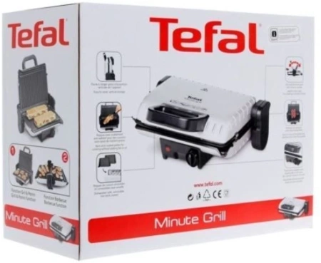 Электрогриль Tefal GC205012 1600Вт серебристый