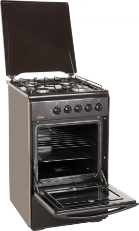 Плита Газовая Flama RG 2401 В коричневый реш.сталь