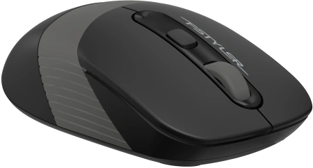 Мышь A4Tech Fstyler FG10S черный/серый оптическая (2000dpi) silent беспроводная USB для ноутбука (4but)