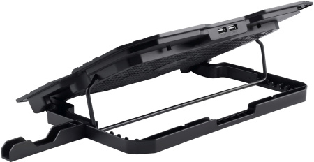 Подставка для ноутбука Digma D-NCP150-2 15.6"360x260x27мм 38дБ 2xUSB 2x 120ммFAN 650г металл/пластик черный