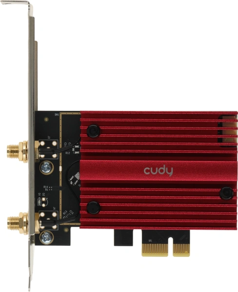 Сетевой адаптер Wi-Fi + Bluetooth Cudy WE3000S АХ5400 PCI Express (ант.внеш.съем) 2ант.