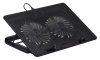 Подставка для ноутбука Buro BU-LCP156-B214H 15.6"355x255x30мм 2xUSB 2x 140ммFAN 900г металлическая сетка/пластик черный
