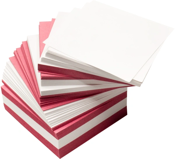 Блок для записей бумажный Silwerhof Эконом 701036 90х90х90мм 65г/м2 ассорти в подставке