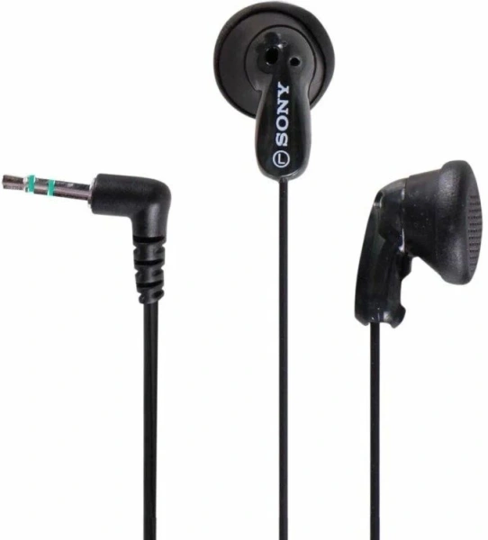 Наушники вкладыши Sony MDR-E9LP 1.2м черный проводные (MDR-EX9LP)
