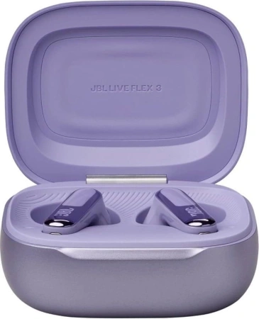Гарнитура вкладыши JBL Live Flex 3 пурпурный беспроводные bluetooth в ушной раковине (JBLLIVEFLEX3PUR)