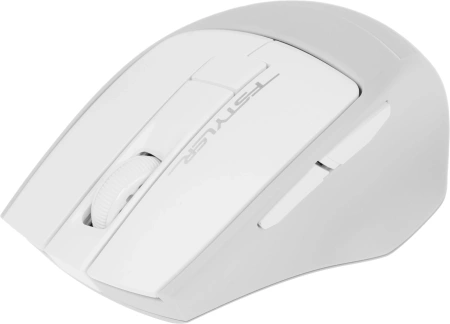 Мышь A4Tech Fstyler FG30S белый/серый оптическая (2000dpi) silent беспроводная USB (6but)