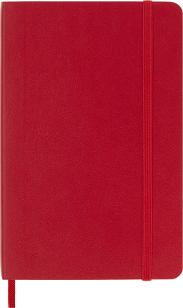 Блокнот Moleskine CLASSIC SOFT QP613F2 Pocket 90x140мм 192стр. нелинованный мягкая обложка красный