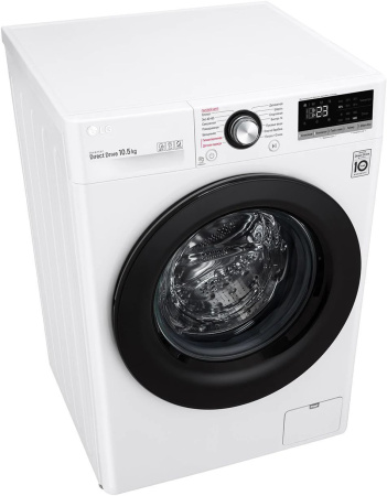 Стиральная машина LG TW4V3RS6W класс: A загр.фронтальная макс.:10.5кг белый инвертер