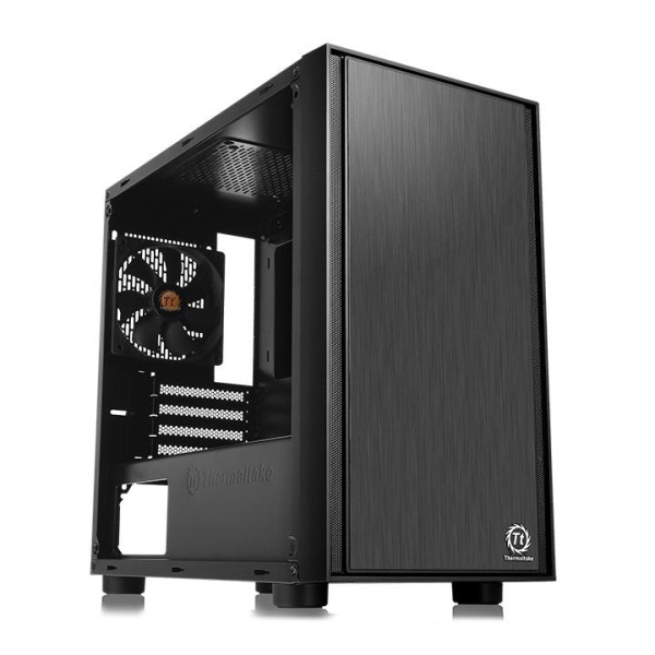 Корпус Thermaltake Versa H17 window черный без БП mATX 2xUSB2.0 1xUSB3.0 audio bott PSU