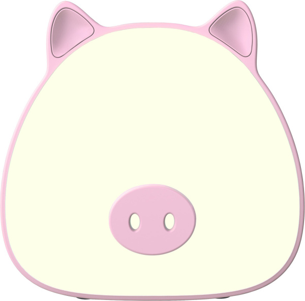 Ночник Gauss NN7034 поросенок розовый