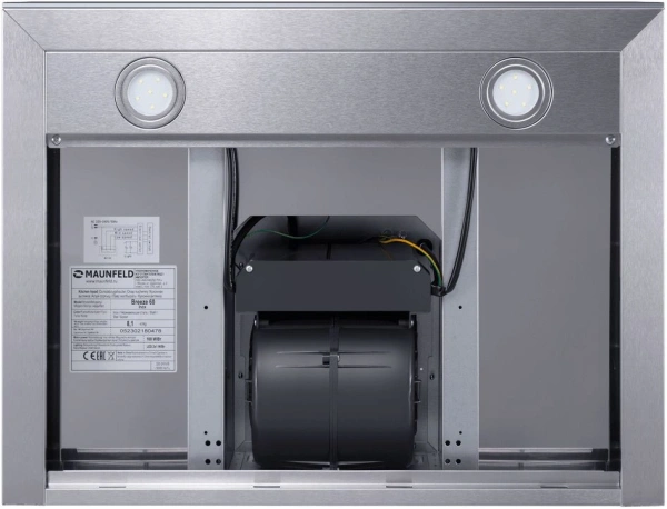 Вытяжка каминная Maunfeld Breeze 60 Inox нержавеющая сталь управление: сенсорное (1 мотор)