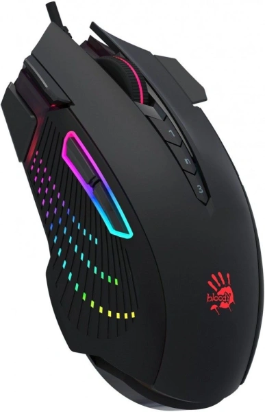 Мышь A4Tech Bloody J90s черный оптическая (8000dpi) USB (12but)