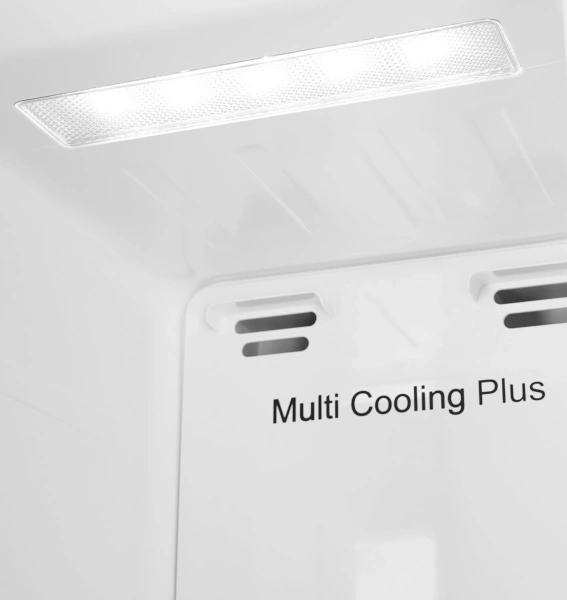 Холодильник Lex LSB530BLID WIND 2-хкамерн. черный/рисунок глянц. инвертер