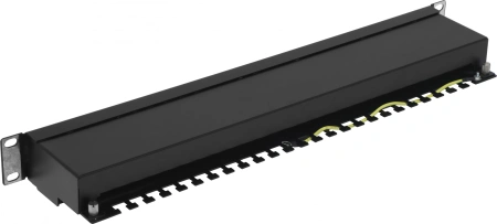 Патч-панель WRline WR-PL-24-C5E-SH-D 19" 1U 24xRJ45 кат.5e FTP