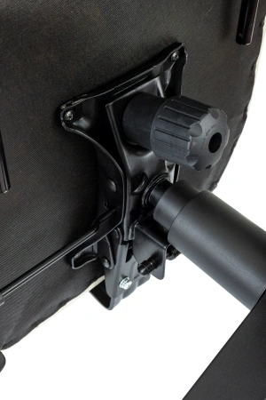 Кресло руководителя Бюрократ T-9950MSG-F слоновая кость эко.кожа крестов. пластик подст.для ног