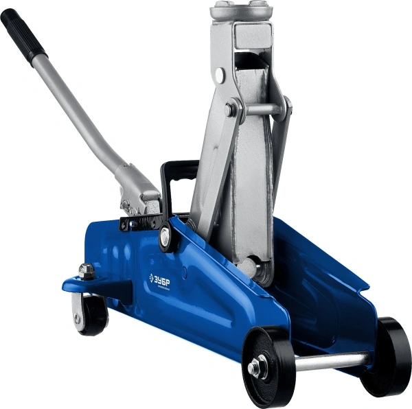 Домкрат Зубр Профессионал T30 подкатной гидравлический синий (43053-2)