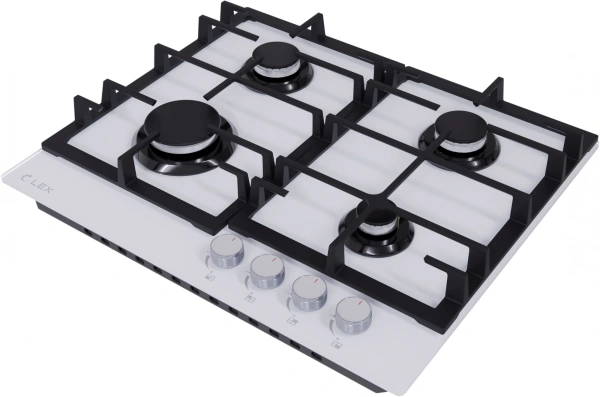 Газовая варочная поверхность Lex GVG 642-1 WH белый