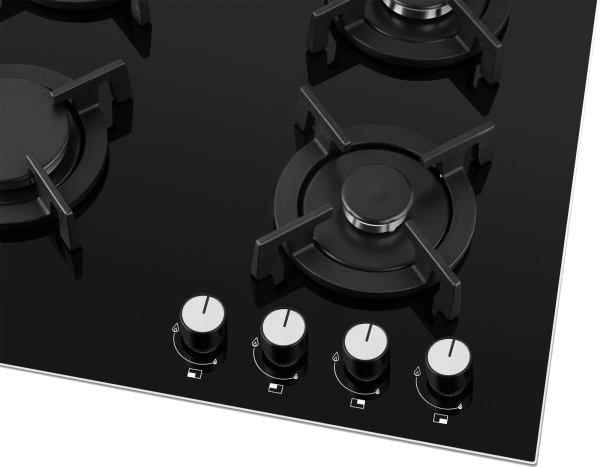 Газовая варочная поверхность Weissgauff HG 640 BGV черный