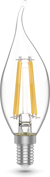 Лампа светодиодная Gauss Basic 1041116T 5.5Вт цок.:E14 свеча 220B 2700K св.свеч.бел.теп. (упак.:3шт)