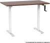 Подстолье Cactus CS-MDF-WT белый черный каркас белый 133x118x60см