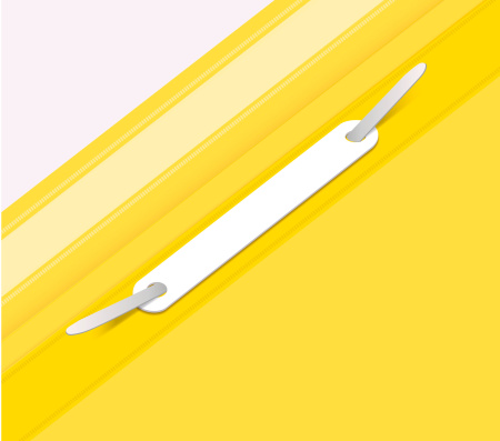 Папка-скоросшиватель Бюрократ Economy -PSE20YEL A4 прозрач.верх.лист пластик желтый