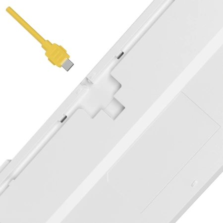 Клавиатура A4Tech Bloody S87 Energy механическая белый/желтый USB for gamer LED (S87 USB ENERGY WHIT