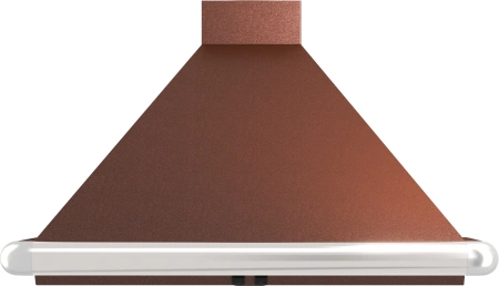 Вытяжка каминная Elikor Сатурн 60П-180-В1Л медный антик/нержавеющая сталь управление: кнопочное (1 мотор)