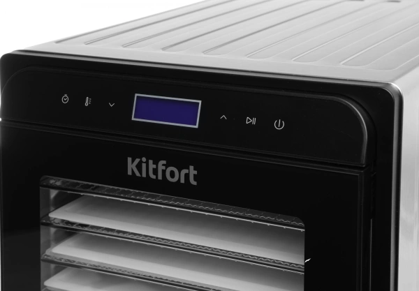 Сушка для фруктов и овощей Kitfort КТ-1934 24под. 700Вт нержавеющая сталь