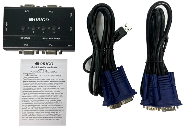 Переключатель KVM Origo OKVM4U (OKVM4U/A1A)