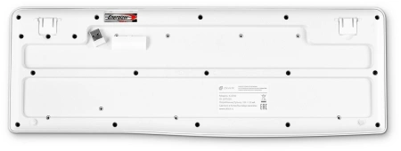 Клавиатура Оклик K225W белый USB беспроводная Multimedia (1875235)