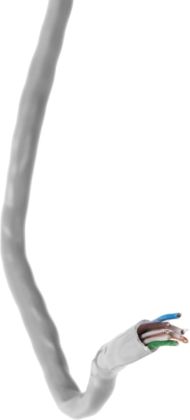 Кабель сетевой Buro BU-CCA-051 UTP 4 пары cat5E solid 0.51мм CCA 305м серый