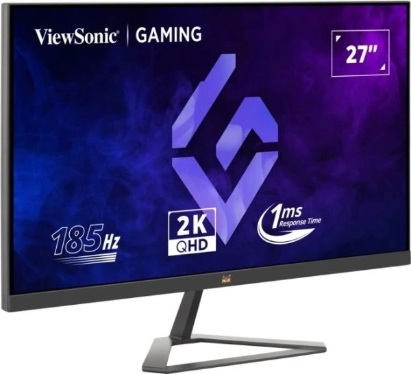 Монитор ViewSonic 27" VX2758A-2K-PRO черный IPS LED 16:9 HDMI M/M матовая 1000:1 250cd 170гр/160гр 2560x1440 185Hz FreeSync DP Quad HD 2K (1440p) 4.9кг