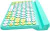 Клавиатура A4Tech Fstyler FBK30 зеленый USB беспроводная BT/Radio slim Multimedia (FBK30 AVOCADO)