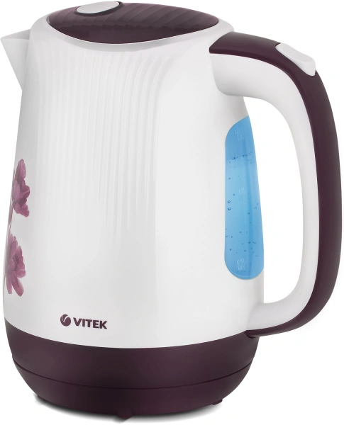 Чайник электрический Vitek VT-7061 1.7л. 2200Вт белый корпус: пластик