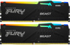 Память DDR5 2x32GB 6000MHz Kingston KF560C36BBEAK2-64 Fury Beast Black RGB RTL Gaming PC5-48000 CL36