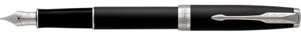 Ручка перьев. Parker Sonnet Core F529 (CW1931521) Matte Black CT F сталь нержавеющая подар.кор.