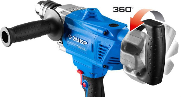 Дрель-миксер Зубр ЗДМ-1200 РММ2 1200Вт патрон:кулачковый реверс